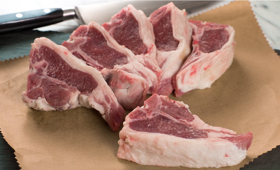 *NZ 18mm Single Lamb Loin Chops 1kg+/-