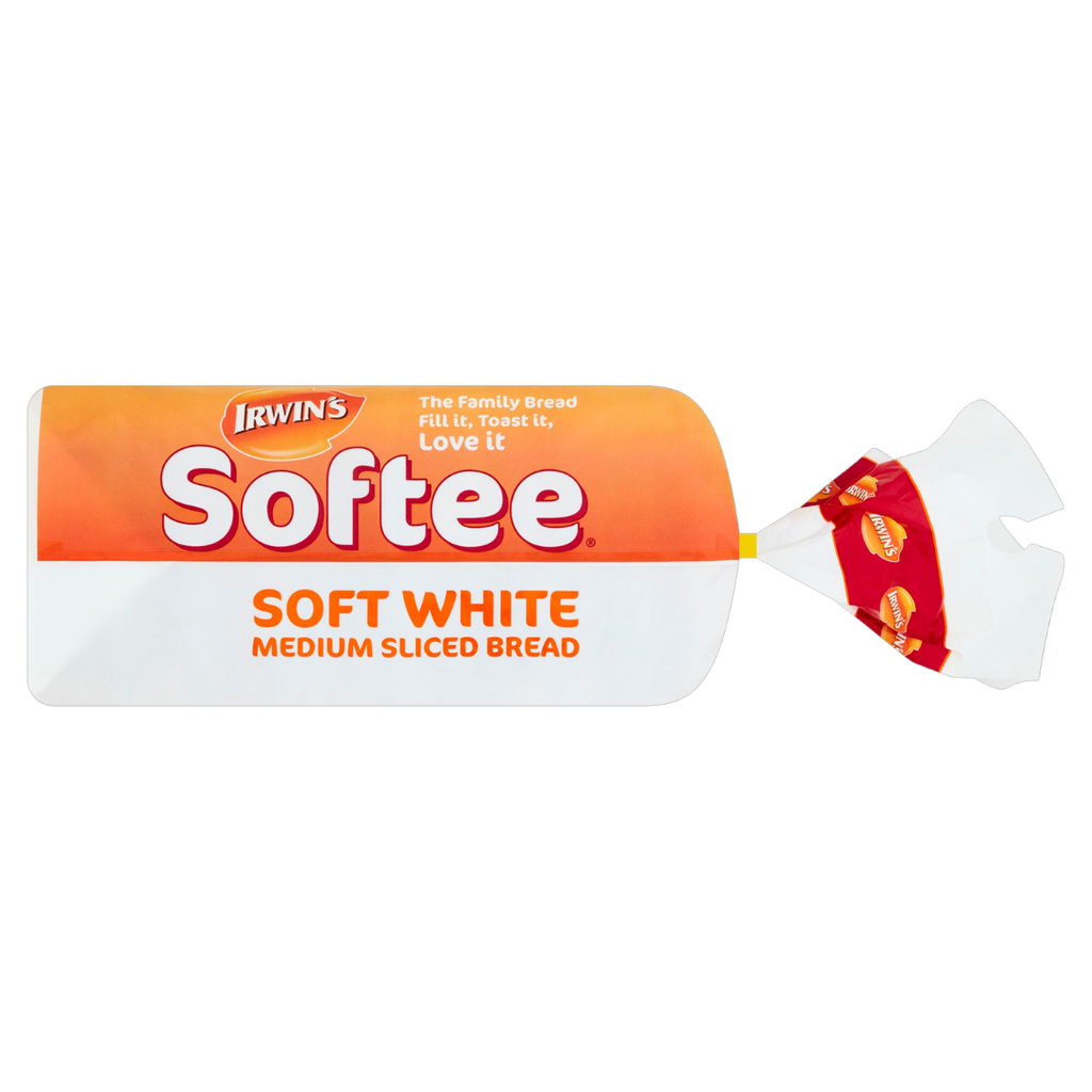 **8 x Irwins 800g Medium White Loaf