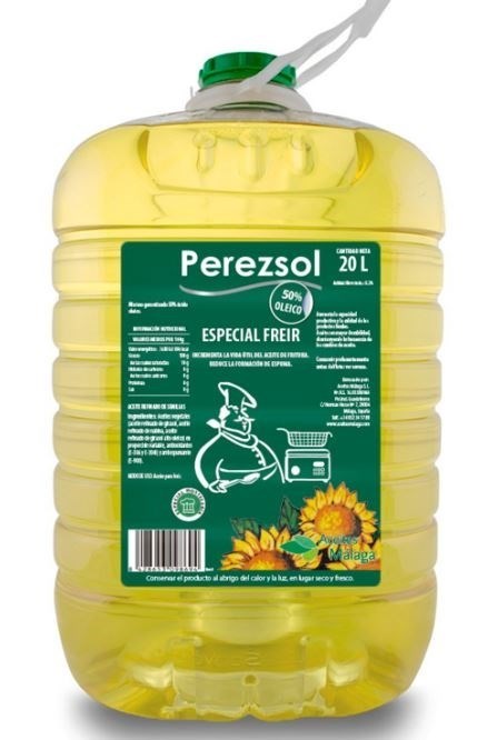*Perezsol 50% Oleic Sunflower Oil 20ltr