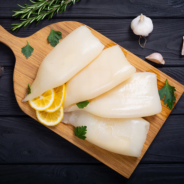 *Cleaned Squid Tubes (700g net)