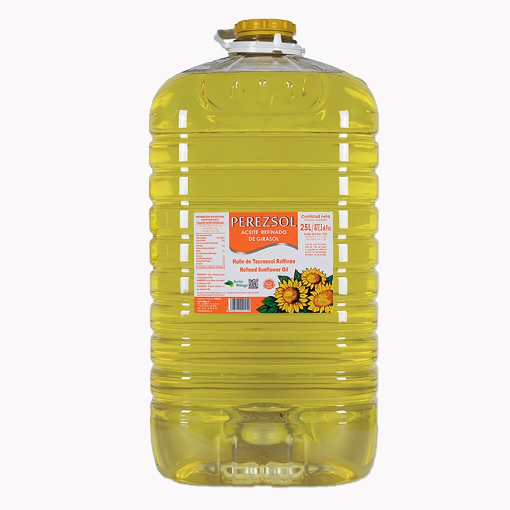 *Perezsol Refined Sunflower Oil 25ltr 