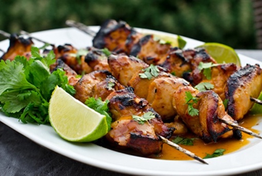 *1kg Cooked Chicken Kebabs/Skewers